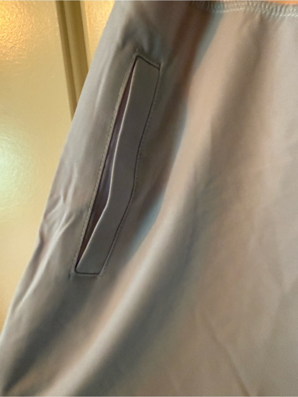 Simply Southern Peach & Light Gray Two-Tone Skort with Pockets NWT - Picture 2 of 10